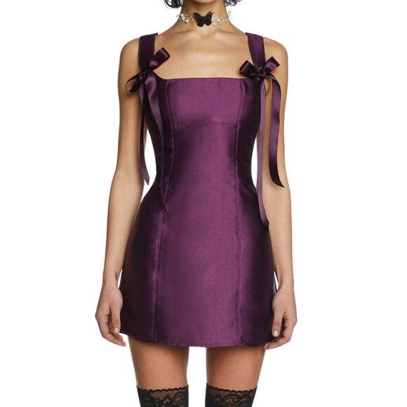 Pixie Stardust Mini Dress -  Dolls Kill - Current Mood - Purple SZ XXL - Picture 1 of 3